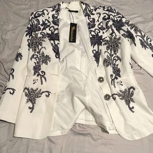 Bujanda beaded blazer size Large